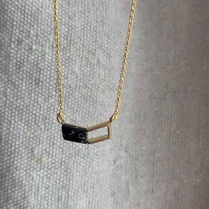 NWOT Etsy Edgy Chevron Necklace